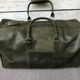 Olive Explorer - Leather Duffle Bag